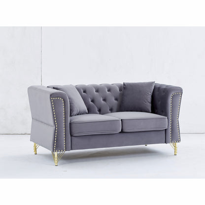 Divano Chesterfield in velluto 60.2