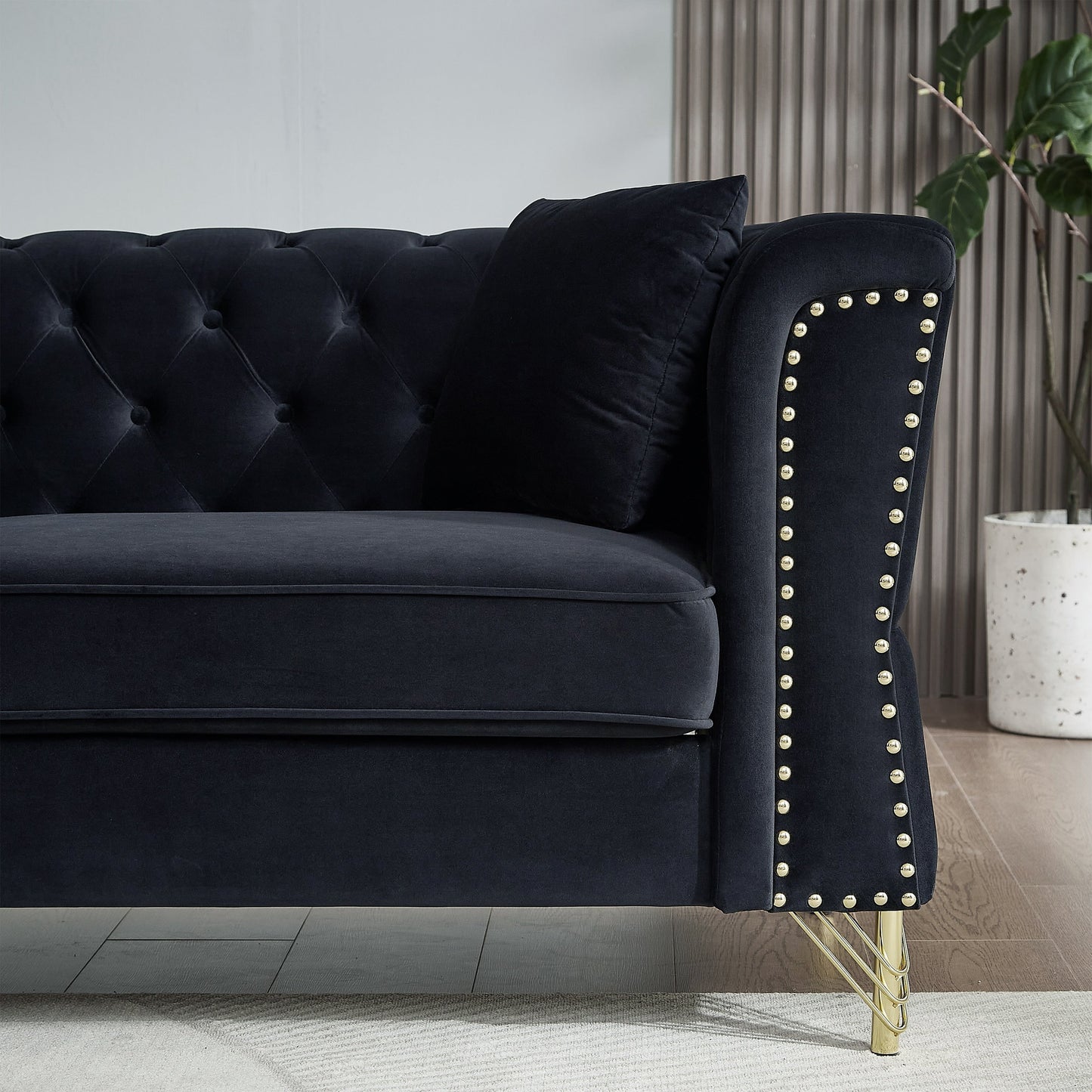 Divano Chesterfield in velluto 60.2