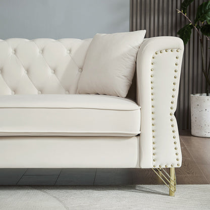 Divano Chesterfield in velluto 60.2