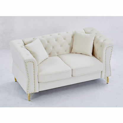 Divano Chesterfield in velluto 60.2
