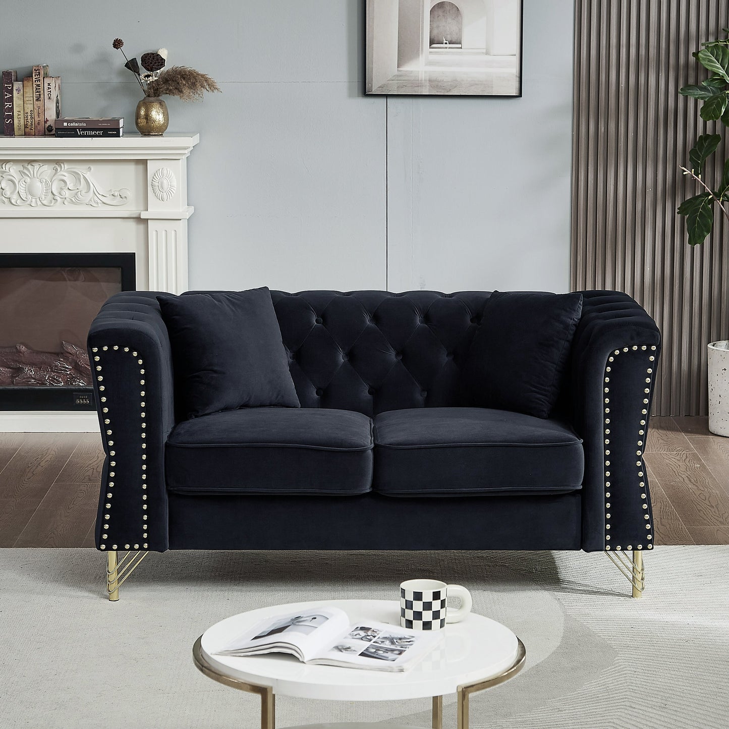 Divano Chesterfield in velluto 60.2