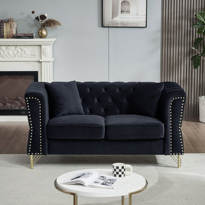 Divano Chesterfield in velluto 60.2