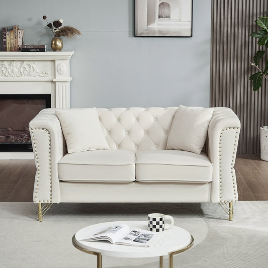 Divano Chesterfield in velluto 60.2