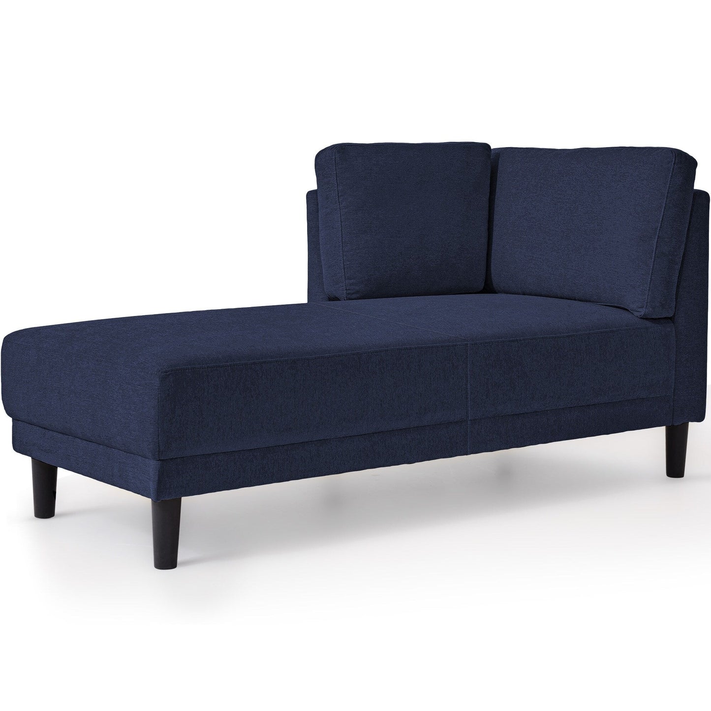 65 Chaise longue angolare moderna in lino con cuscini rimovibili, divano letto, divano per il tempo libero, chaise longue imbottita