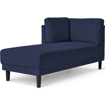 65 Chaise longue angolare moderna in lino con cuscini rimovibili, divano letto, divano per il tempo libero, chaise longue imbottita