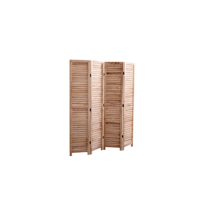 Divisorio pieghevole in legno massello da 65'' H