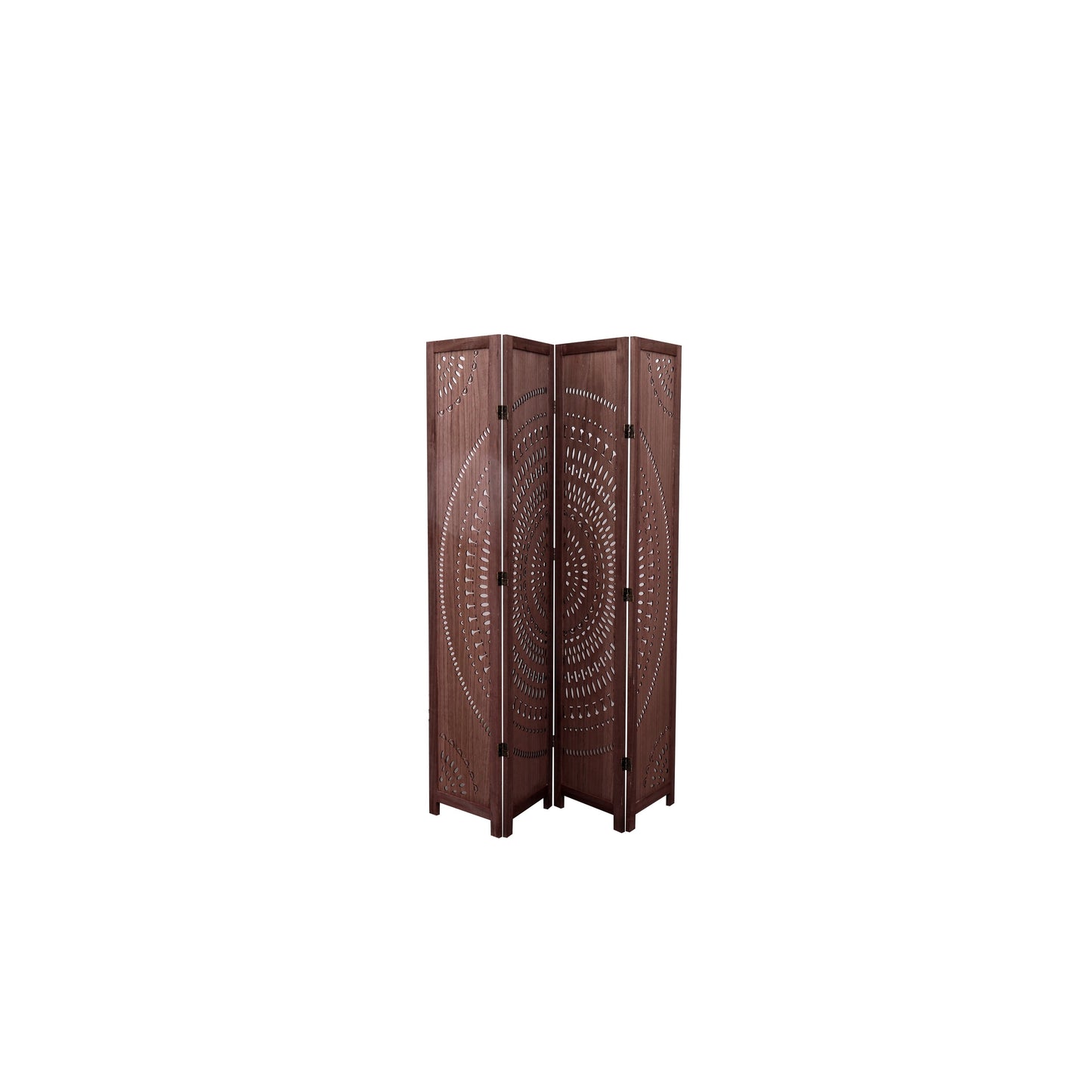 Divisorio pieghevole in legno massello da 65'' H
