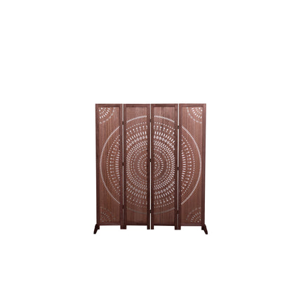 Divisorio pieghevole in legno massello da 65'' H