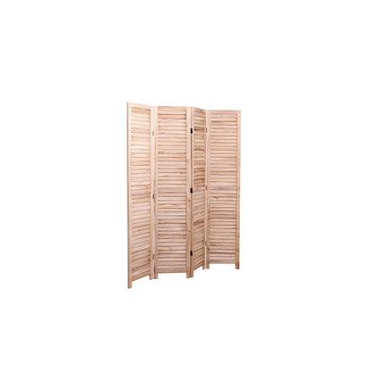 Divisorio pieghevole in legno massello da 65'' H