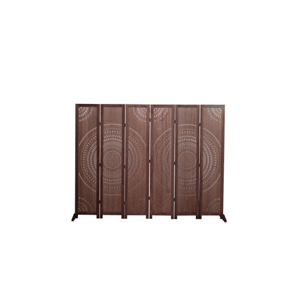 Divisorio pieghevole in legno massello da 65'' H