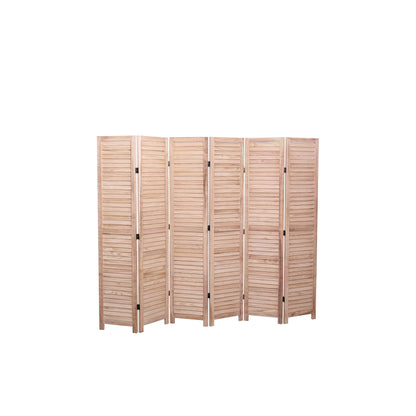 Divisorio pieghevole in legno massello da 65'' H