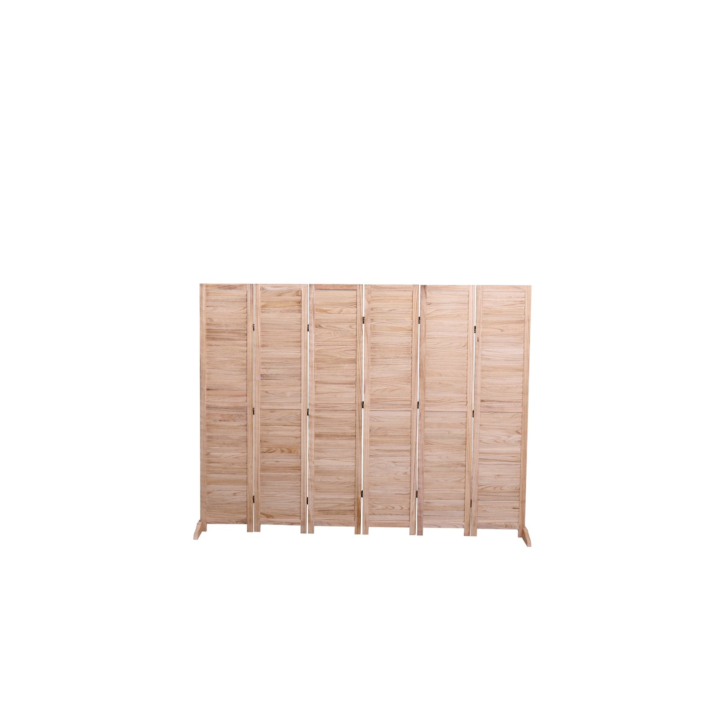 Divisorio pieghevole in legno massello da 65'' H