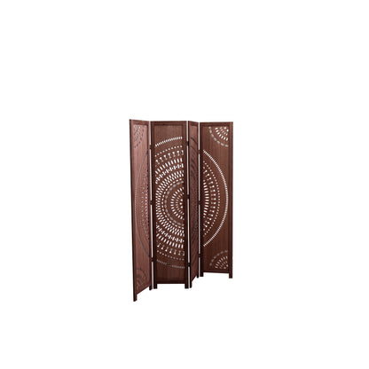 Divisorio pieghevole in legno massello da 65'' H