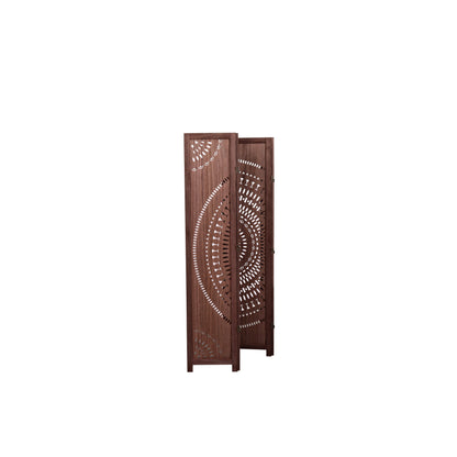 Divisorio pieghevole in legno massello da 65'' H
