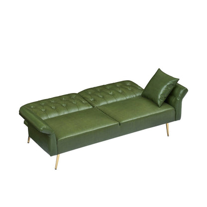 Divano letto in similpelle da 67,71 pollici con braccioli regolabili - 67,71 L * 33,07 P * 31,1 A