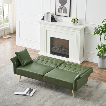 Divano letto in similpelle da 67,71 pollici con braccioli regolabili - 67,71 L * 33,07 P * 31,1 A