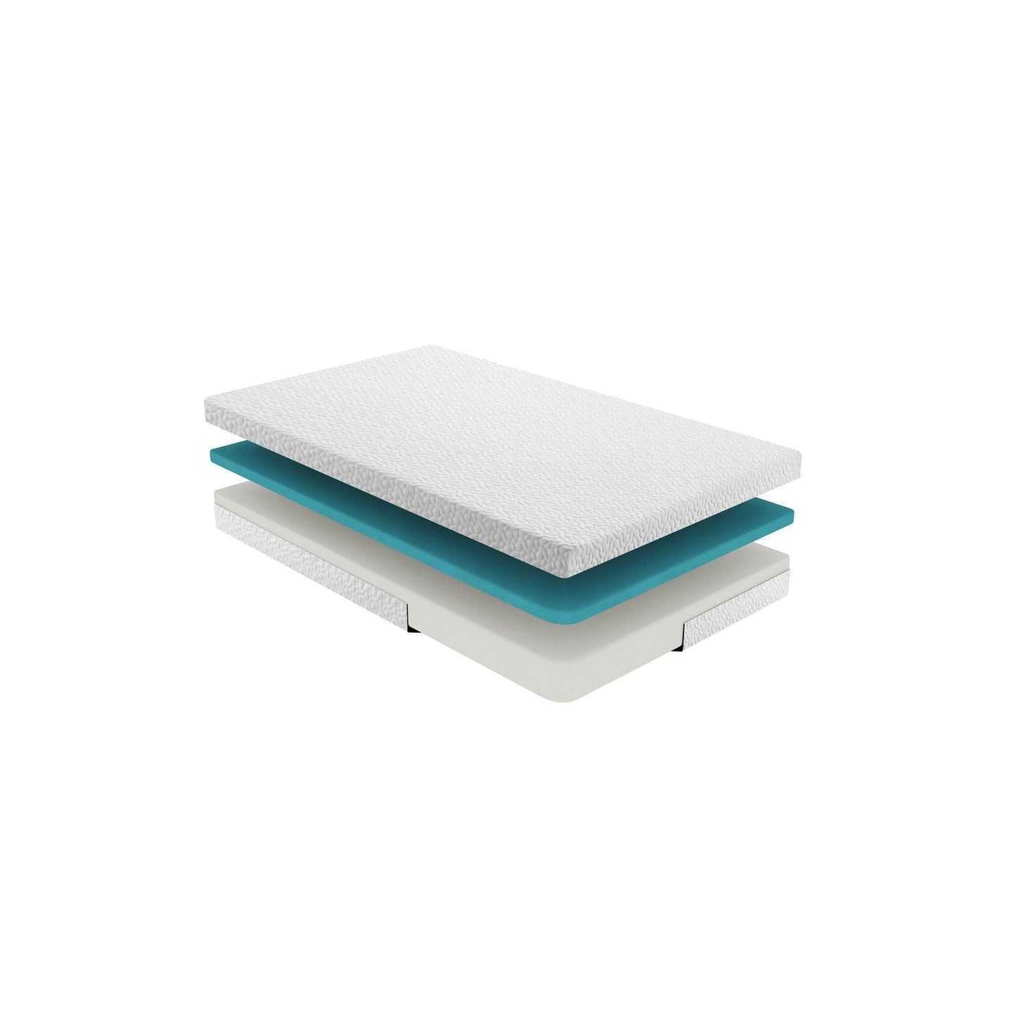 6 materassi in memory foam con gel in una scatola