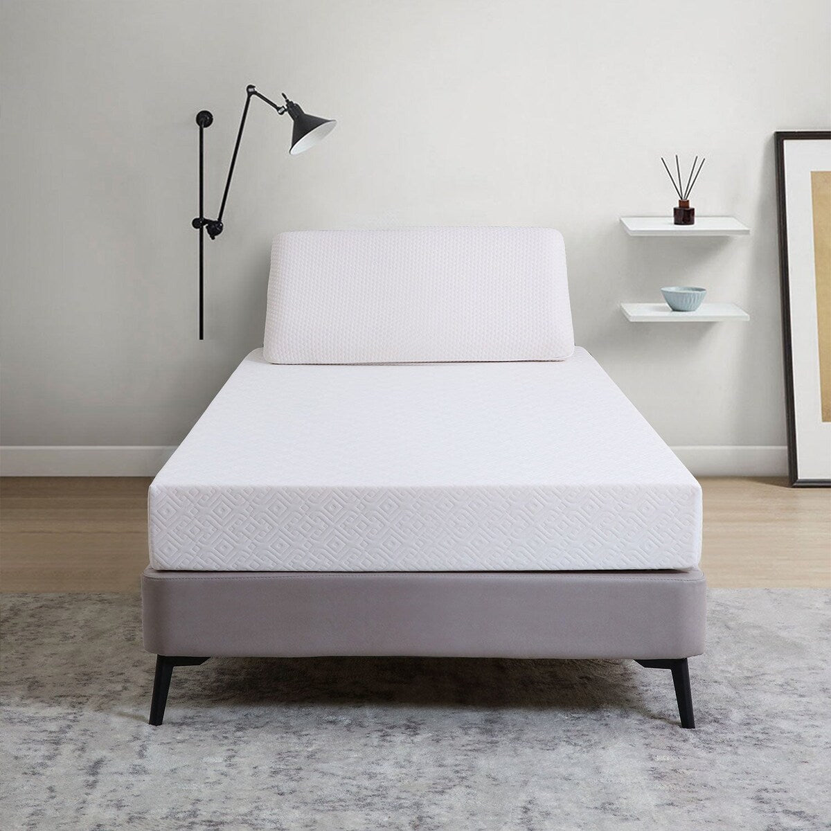 Materasso in memory foam medio da 6'', misura singola/matrimoniale