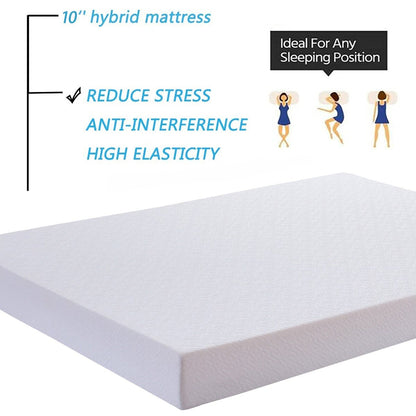 Materasso in memory foam medio da 6'', misura singola/matrimoniale