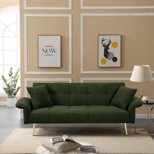 Divano letto matrimoniale trasformabile con braccioli pieghevoli - 31,10 x 70,00 x 31,49