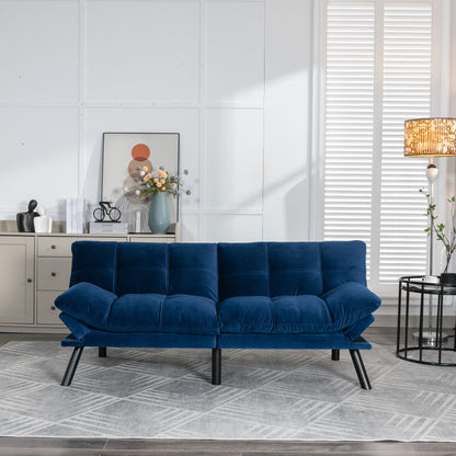 Divano moderno convertibile in tessuto da 70,9'' con schienale regolabile