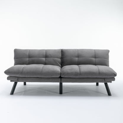 Divano moderno convertibile in tessuto da 70,9'' con schienale regolabile