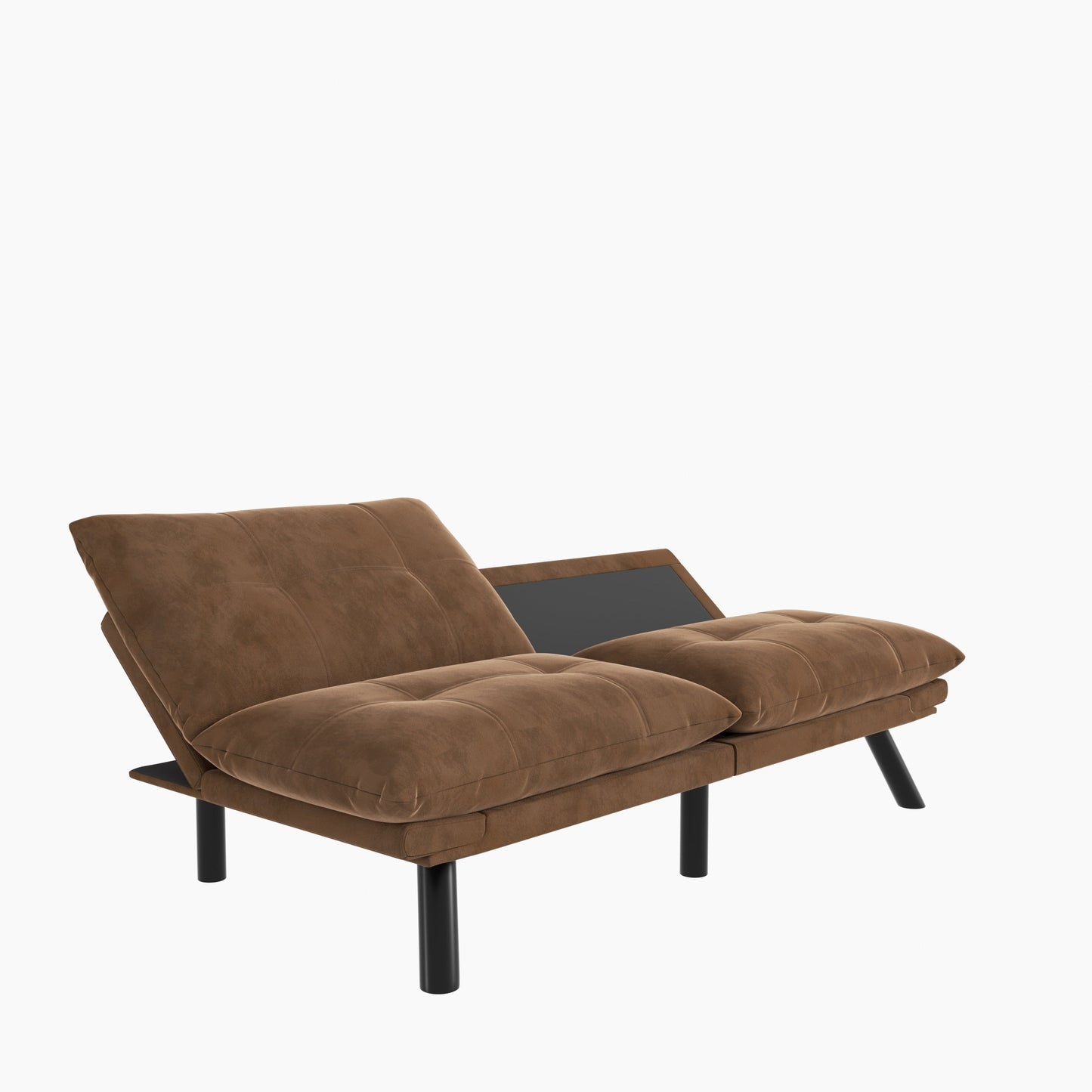 Divano moderno convertibile in tessuto da 70,9'' con schienale regolabile