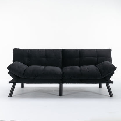 Divano moderno convertibile in tessuto da 70,9'' con schienale regolabile