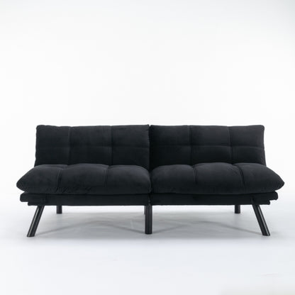 Divano moderno convertibile in tessuto da 70,9'' con schienale regolabile