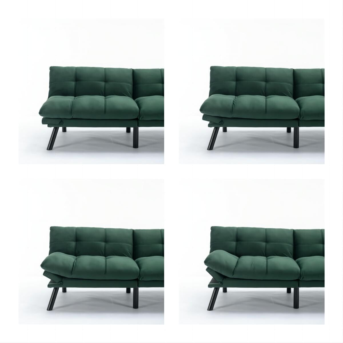 Divano moderno convertibile in tessuto da 70,9'' con schienale regolabile