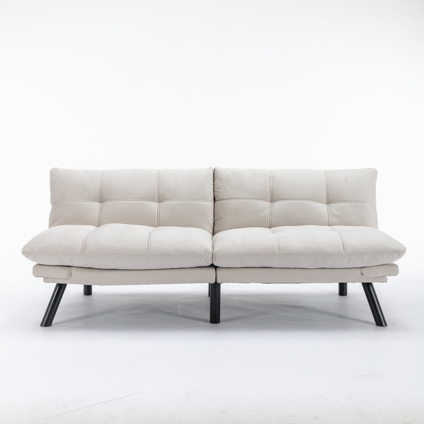 Divano moderno convertibile in tessuto da 70,9'' con schienale regolabile