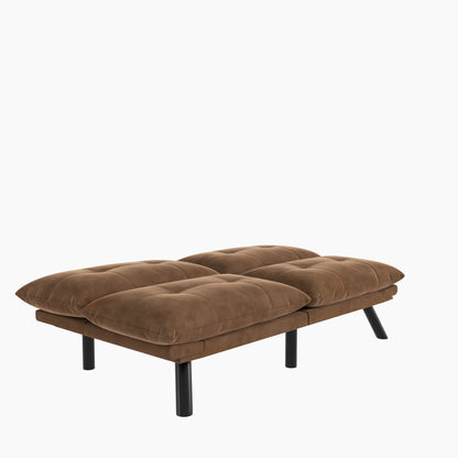 Divano moderno convertibile in tessuto da 70,9'' con schienale regolabile