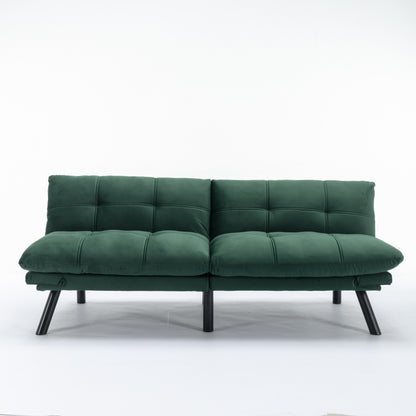 Divano moderno convertibile in tessuto da 70,9'' con schienale regolabile