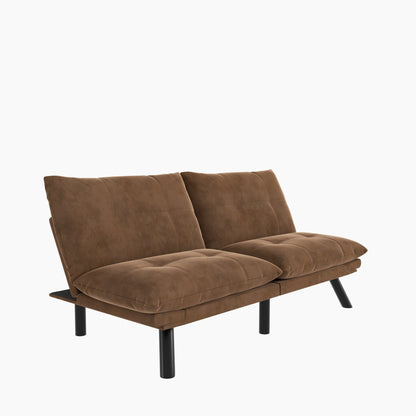 Divano moderno convertibile in tessuto da 70,9'' con schienale regolabile