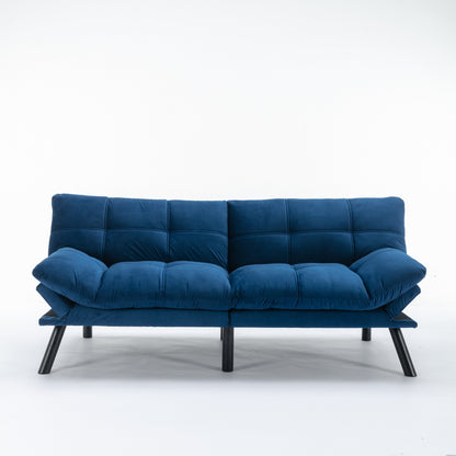 Divano moderno convertibile in tessuto da 70,9'' con schienale regolabile