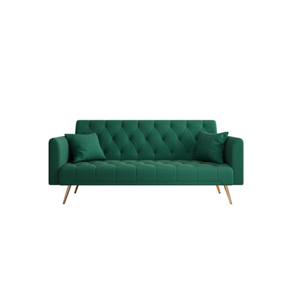 Divano letto matrimoniale imbottito trasformabile pieghevole - 19,00 x 71,00 x 30,00