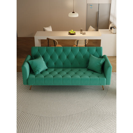 Divano letto matrimoniale imbottito trasformabile pieghevole - 19,00 x 71,00 x 30,00