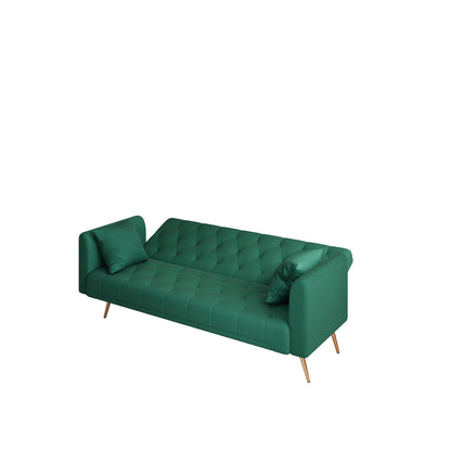 Divano letto matrimoniale imbottito trasformabile pieghevole - 19,00 x 71,00 x 30,00