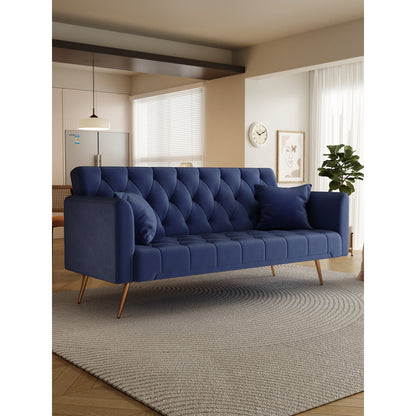 Divano letto matrimoniale imbottito trasformabile pieghevole - 19,00 x 71,00 x 30,00