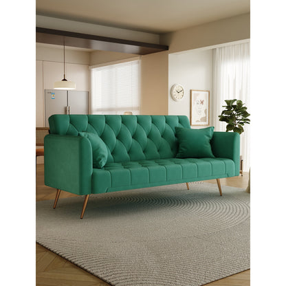 Divano letto matrimoniale imbottito trasformabile pieghevole - 19,00 x 71,00 x 30,00