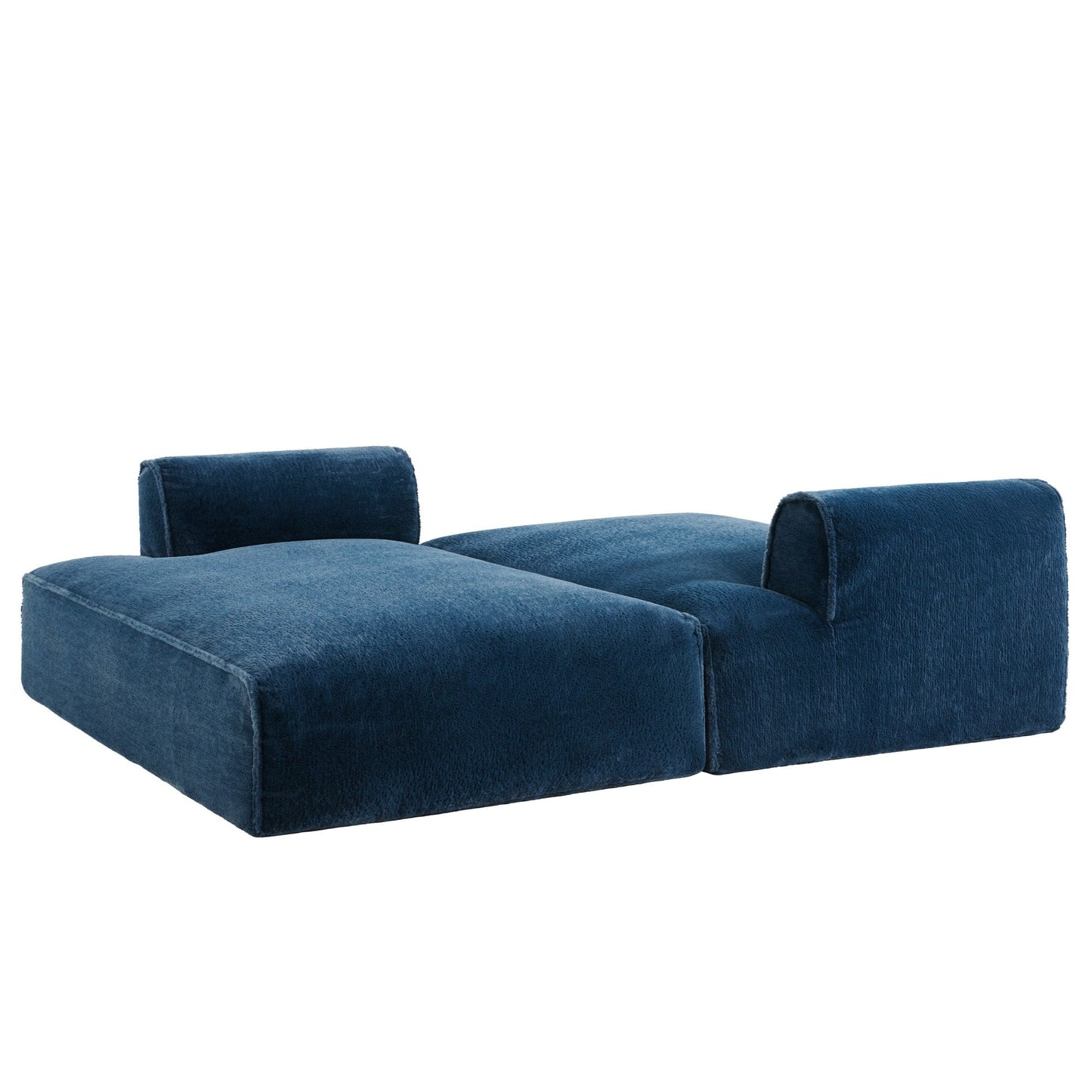 72 Divano letto modulare oversize imbottito in schiuma compressa