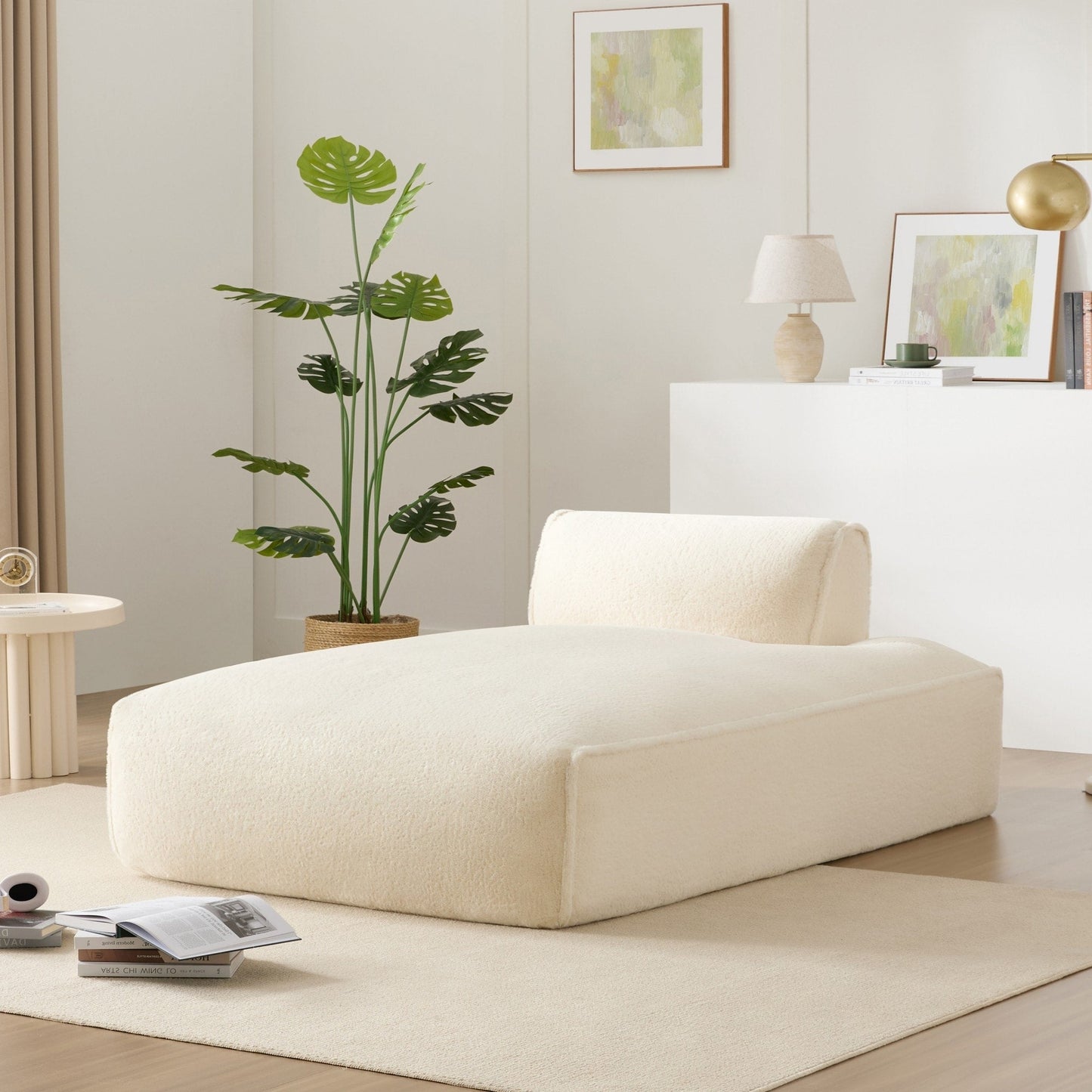 72 Divano letto modulare oversize imbottito in schiuma compressa