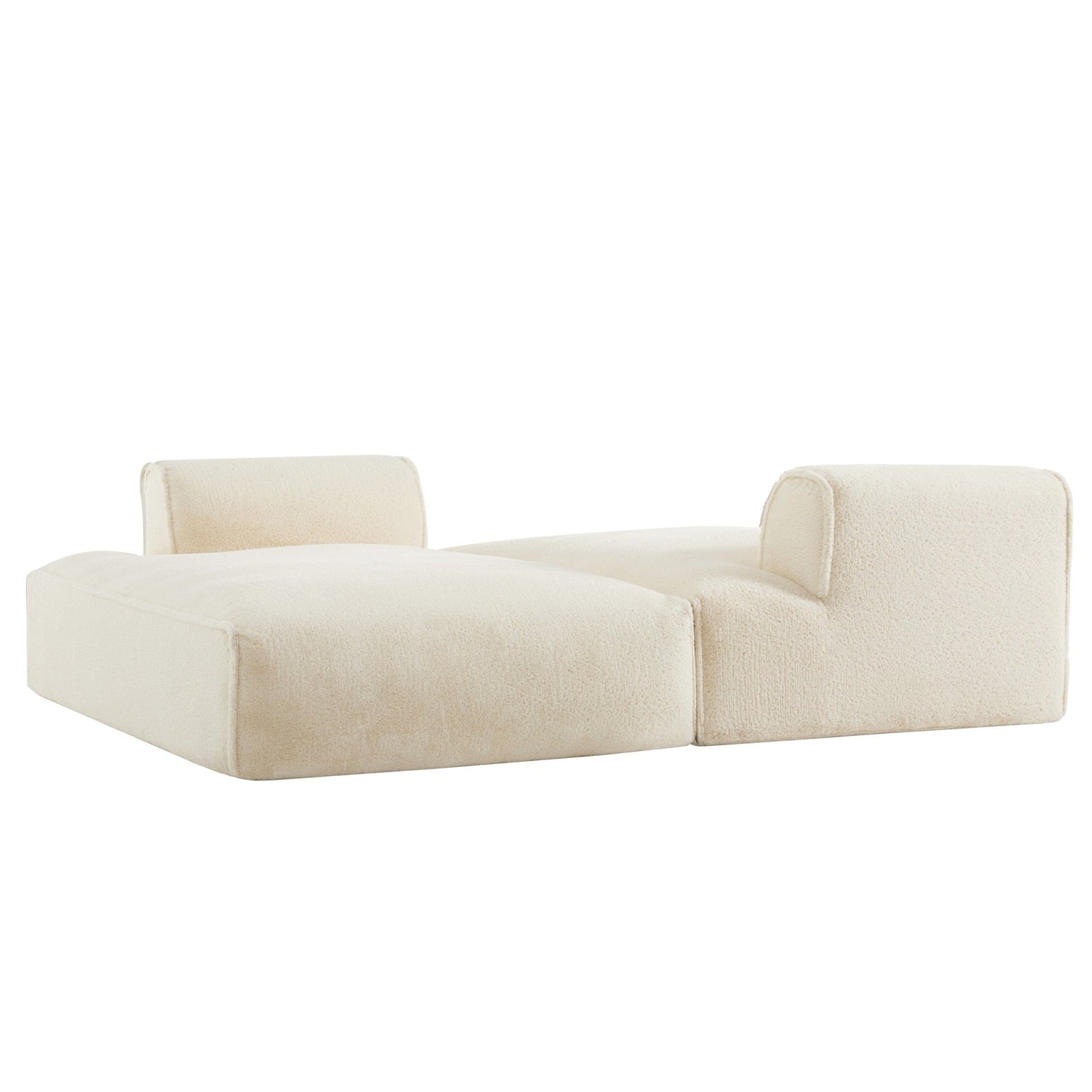 72 Divano letto modulare oversize imbottito in schiuma compressa