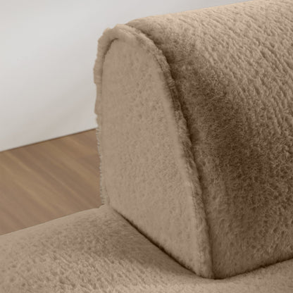 72 Divano letto modulare oversize imbottito in schiuma compressa
