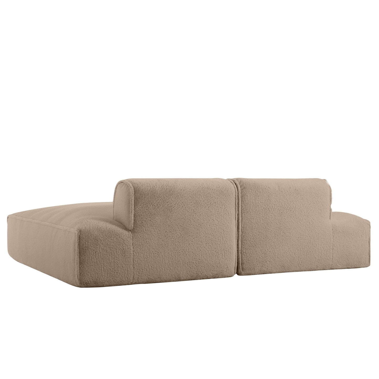 72 Divano letto modulare oversize imbottito in schiuma compressa