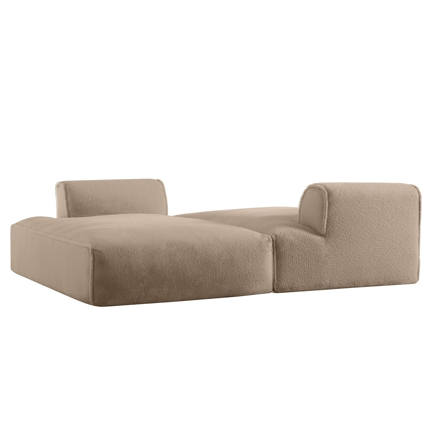 72 Divano letto modulare oversize imbottito in schiuma compressa