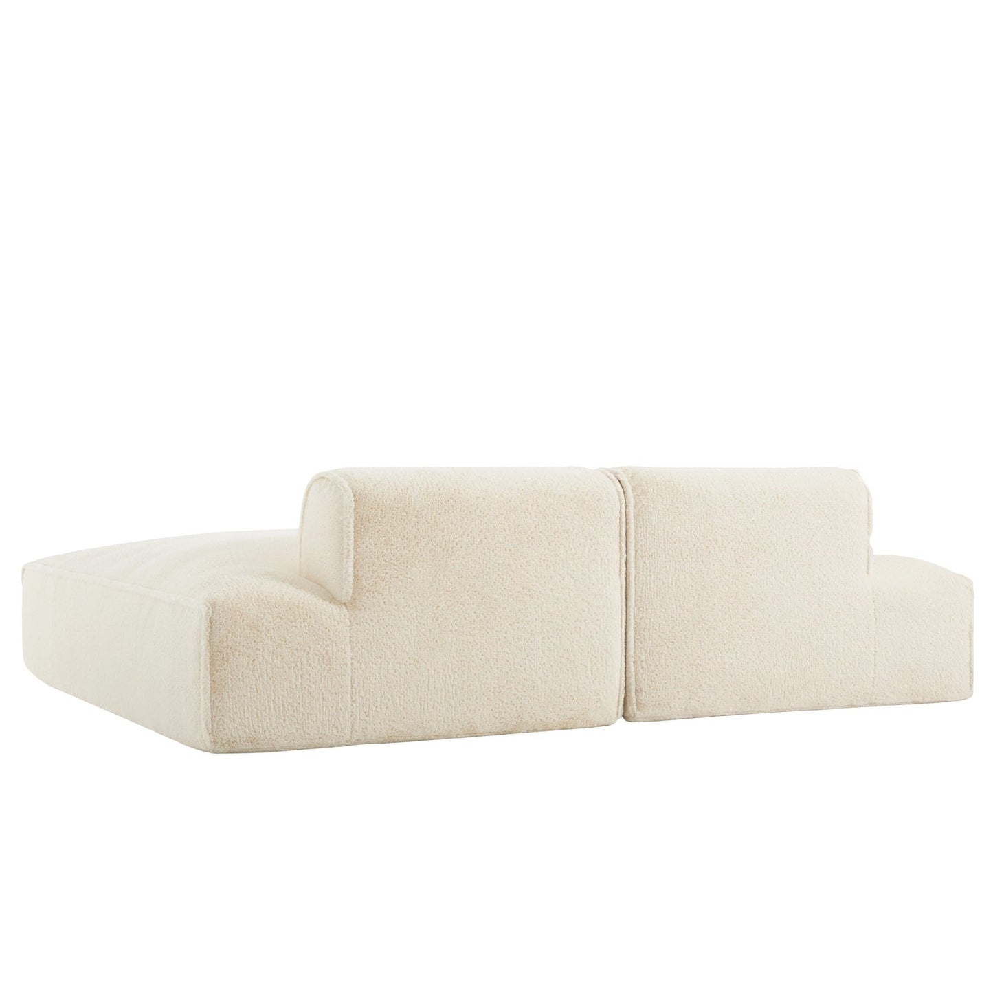 72 Divano letto modulare oversize imbottito in schiuma compressa