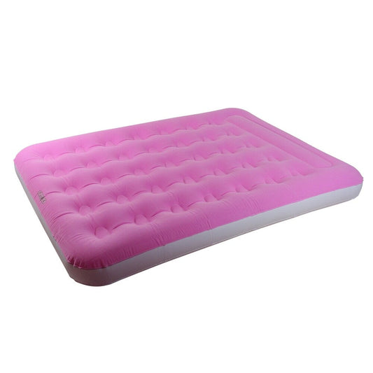 Materasso gonfiabile per letto matrimoniale floccato rosa da 74,5 cm