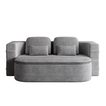 Divano letto trasformabile da 75'' con coperta, divano da pavimento, divano da salotto per soggiorno