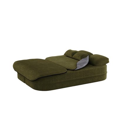 Divano letto trasformabile da 75'' con coperta, divano da pavimento, divano da salotto per soggiorno